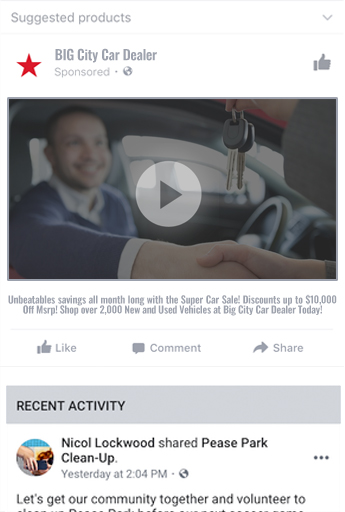 Facebook Video Ad